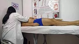 o pau levantou na frente da enfermeira