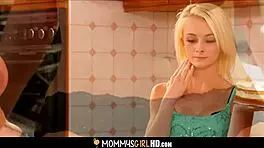 step mom and tiny teen make amends with lesbian fun