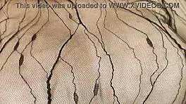 Horny young blonde in fitting room shows big tits and puffy nipples, craving intense fuck.