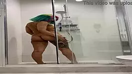 I can't get enough of naked roxy showering and masturbating
