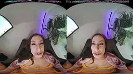 Sexy Brunette Wakes Up Horny And Wants You To Fuck Her In Virtual Reality