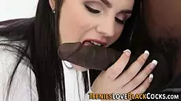 Teen Babysitter Sucks Big Black Cock