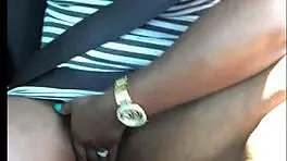 I had hardcore car sex with a big tits ebony milf