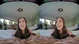 Sexy Brunette Wakes Up Horny And Wants You To Fuck Her In Virtual Reality