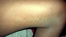 Cute ebony teen 18+ with fat pink pussy drilled till she cream