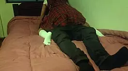 18-Year-Old Student Girl Gets Her Tight Ass Fucked In Homemade POV Scene.