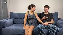 Arousing moment with girl