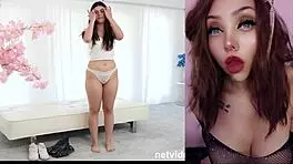 linda jovencita timida se la cogen en casting y grita de placer