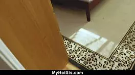 Stepsis catches bro jerking off and offers to suck his dick instead - myhotsis