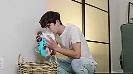 Panty Sniffing Perv Stepbro Caught And Punished