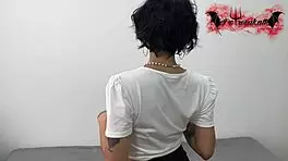 Classic Girl Blowjob And Takes Dildo Deep