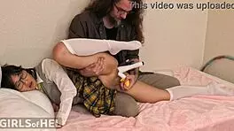 i use sex toys on my cute asian stepdaughter
