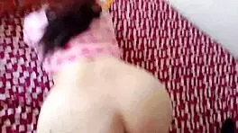 She plays with dick, shows pretty tits, thinking playing house, nice ass 😍