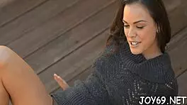 legal age teen 18+ager inserts fingers in pussy