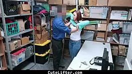 White Czech female fucked hard for stealing