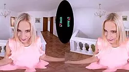 VRHUSH PETITE 18+ BLONDE LOLA MYLUV FUCKED IN POV VR