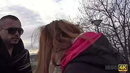 Heartbroken Girl Cheats For Cash With Handsome Stranger