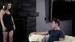 Guy dominates teen in rough session