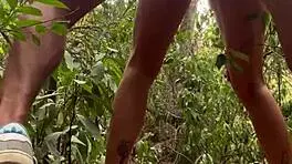 me culeo a companera de universidad en el bosque