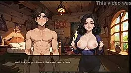 i saw massive cock grow in front of girls in farmer kink hentai