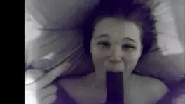 My Bully Stuffing Girlfriend's Mouth with Huge Black Dick