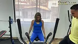 i, a latina teen, got my tight pussy fucked by my new musclar friend from the gym