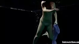 Blackhaired Aneta Relaxing In The Pool