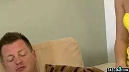 Lola Foxx carefully consoles her best friend's big cocked man!