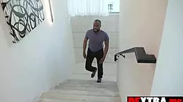 Petite Blonde Emma Rosie Has to Interracial Fuck an Anal Lover Guy's BBC