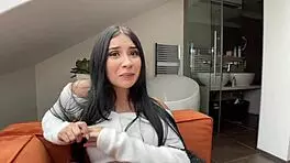 beautiful teen latina experiences first anal casting interview