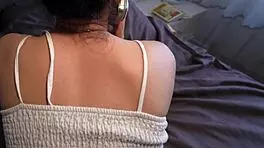 curvy latina cheats hard on phone