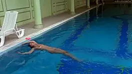 I tease naked hungarian girls swimming in pool