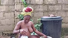 the solo girl is beautiful and petite, moaning softly