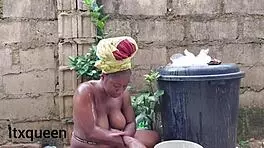 the solo girl is beautiful and petite, moaning softly