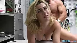 Teen Thief Chanel Camryn Gets Fucked By Security Guard Justin Magnum!