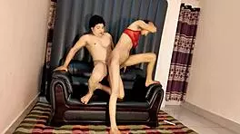 Young Skinny Slut Feels Intense Pleasure In Tight Ass