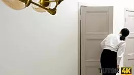 older woman in tutor4k gives horny guy more than a drawing lesson 😉