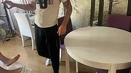 Amazing 18 year old enjoying her pussy hard drilled by muscular bodybuilder with choking gagging deepthroat doggystyle and cum in mouth