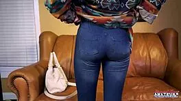 Skinny Hottie Rihanna Dildo Fucks Wet Pussy And Swallows Cum