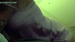 I cum hard in pink satin lingerie, horny milf masturbating with dildo