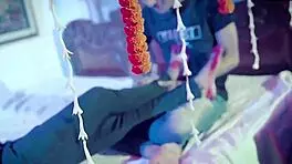 Young indian couple suhaag raat first night sex - dirty hindi audio 😈