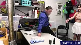 teen shoplifter fucked for stealing jewellery