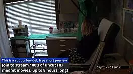 Lesbian Torment Clinic Olivia Kassady Teasing Blonde Pussy