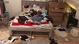 Girls Tease With Pussy Wedgies And Boob Pasties At Home Party