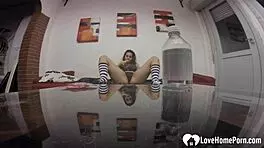 i caught the babysitter masturbating with a dildo