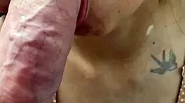 Friend bakes a creampie, licks chocolate, then lets you fuck tight pussy. 😋