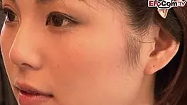 eighteen-year-old asian teen screams during her first creampie