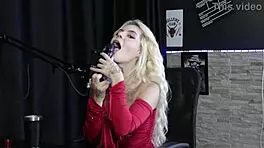 Loira Explica Como Fazer Um Bom Sexo Anal Demonstra Seu Boquete E Gemido Ao Enfiar No Cu - Kyra Sex Sheer Red