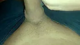 Masturbating this big cock without stopping