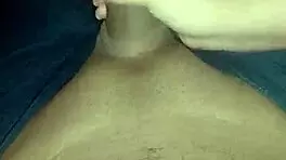 Masturbating this big cock without stopping